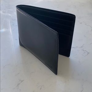 COACH black leather wallet